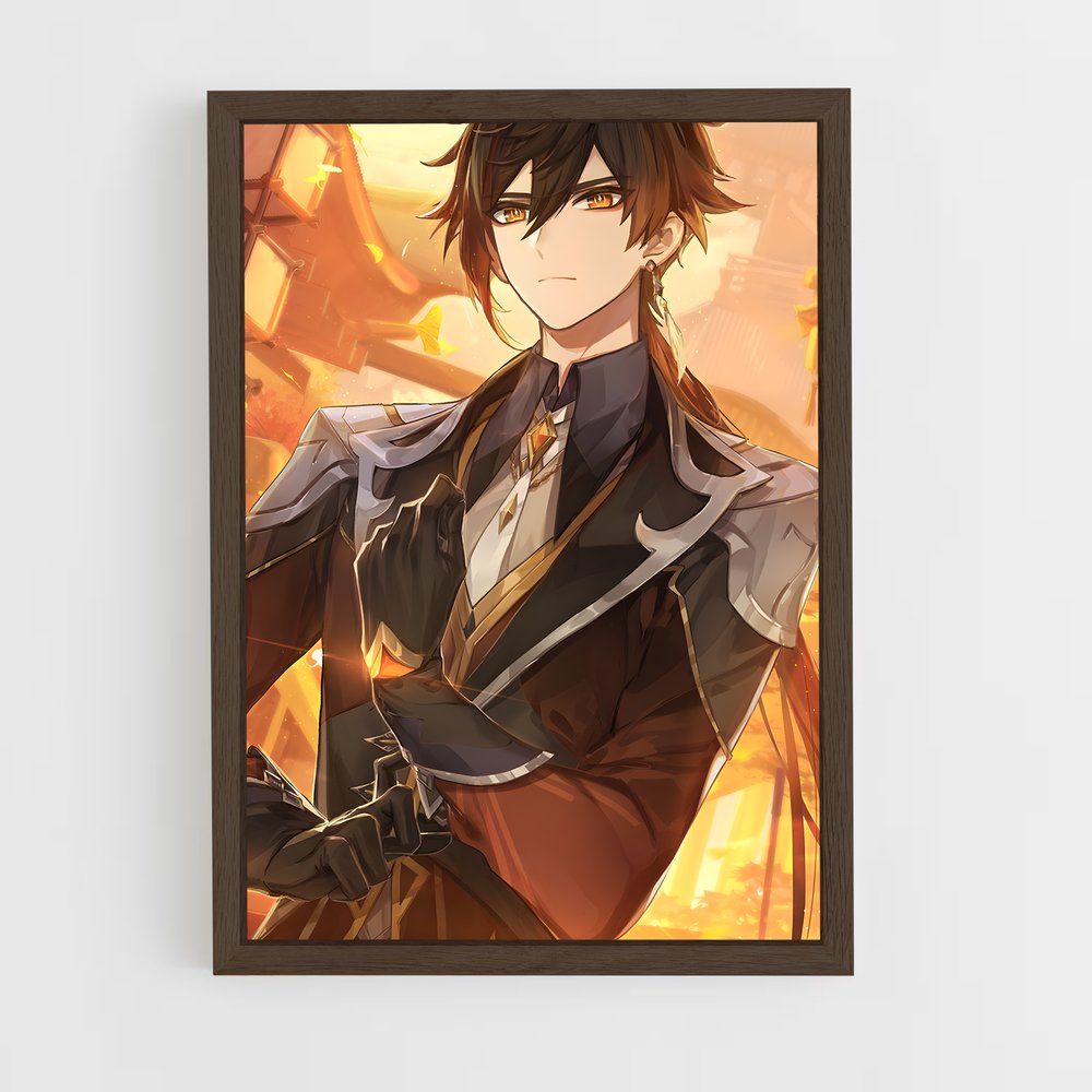 Poster L'Entrepreneur de Flammes – affiche Genshin impact (vue 5)
