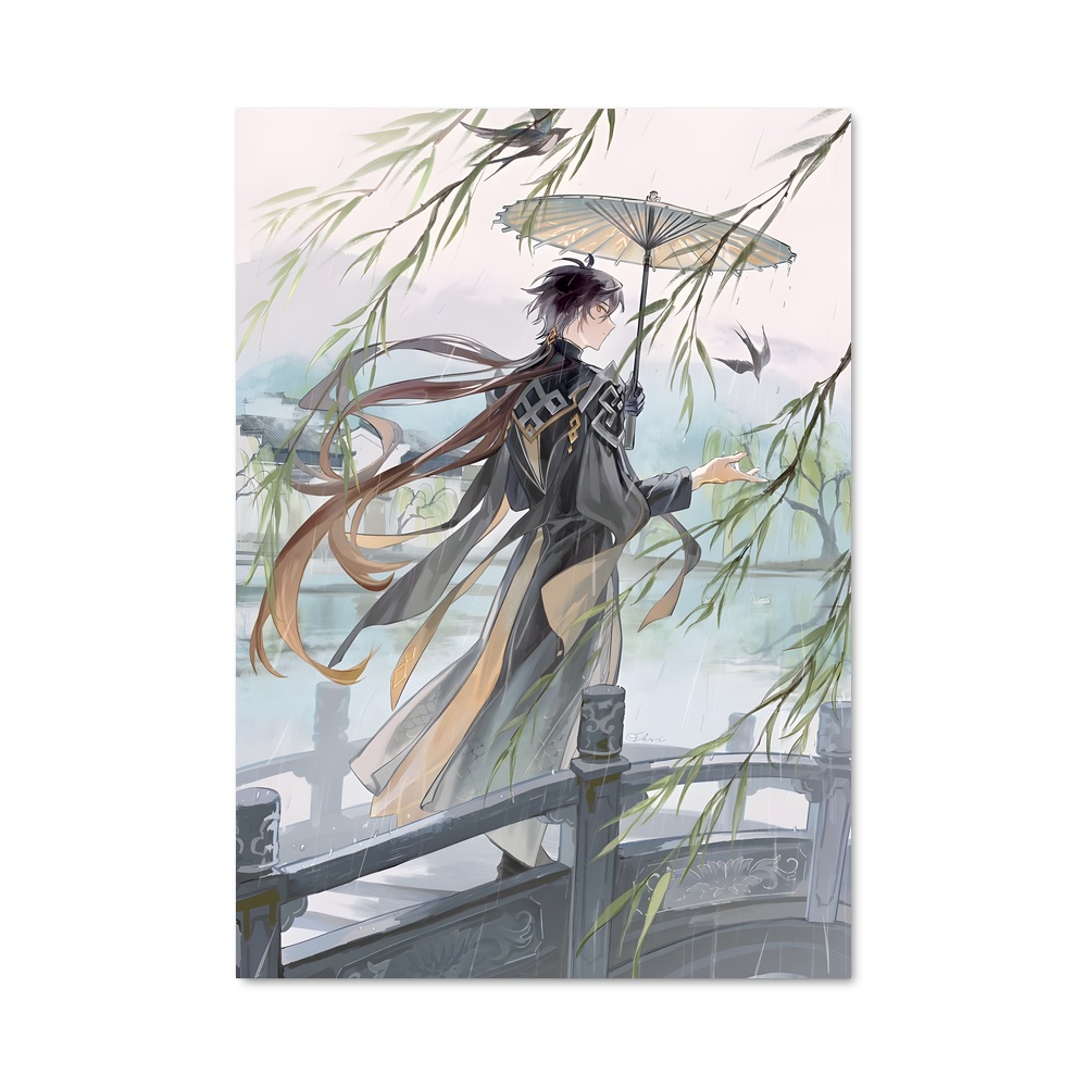 Poster Zhongli Pluie