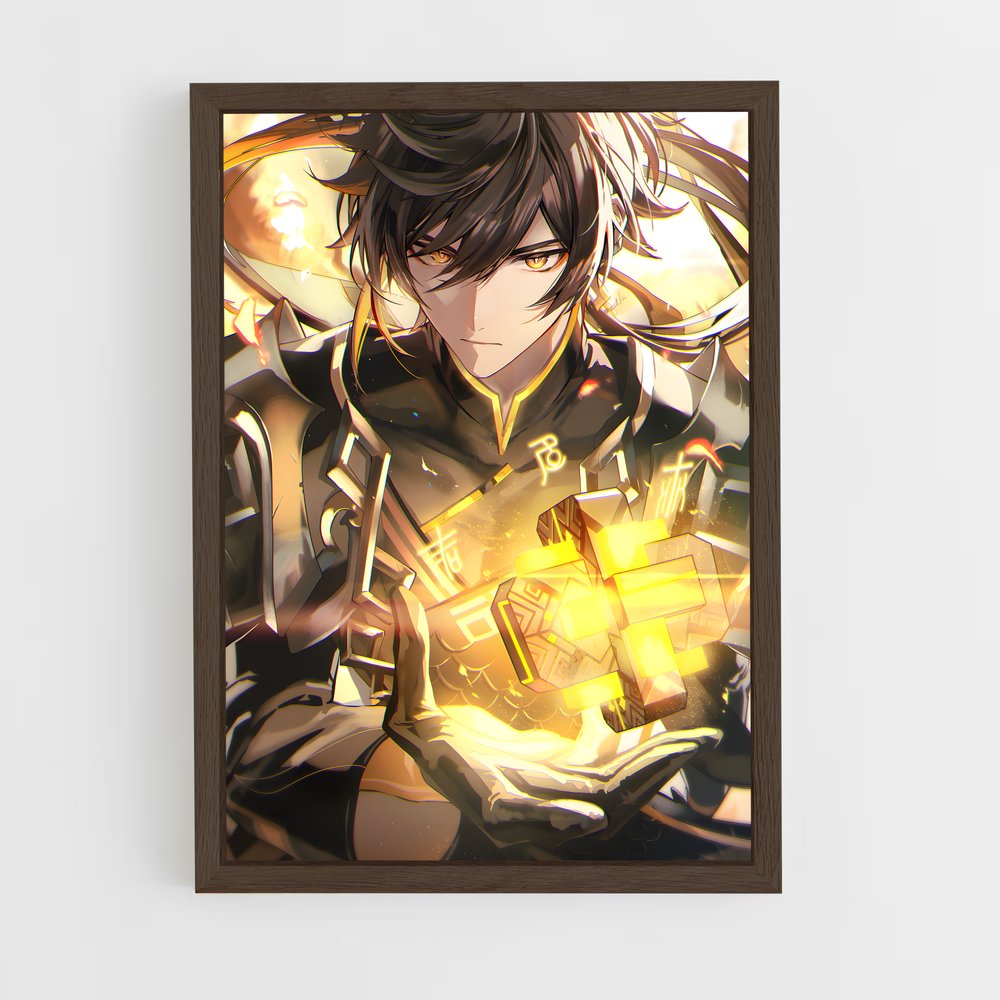 Poster L'Épée de Zhongli – affiche Genshin impact (vue 5)