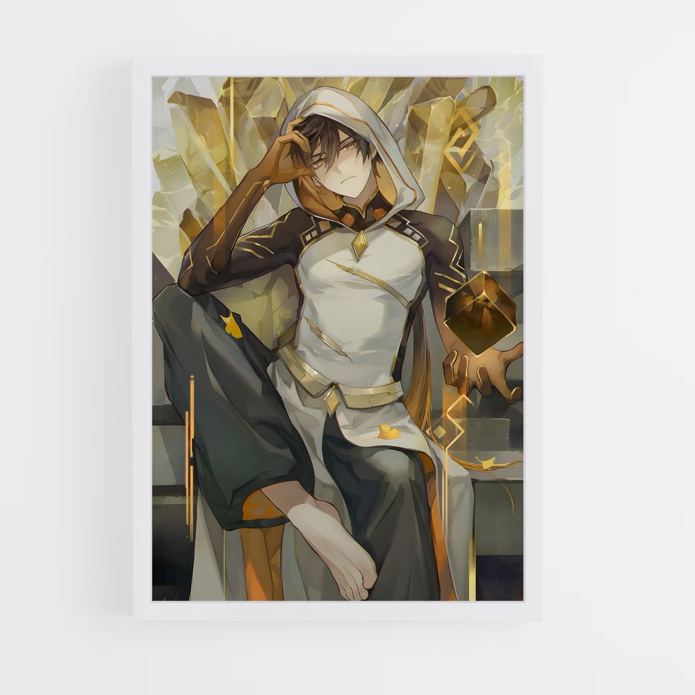 Poster La Gardienne du Trône – affiche Genshin impact (vue 3)