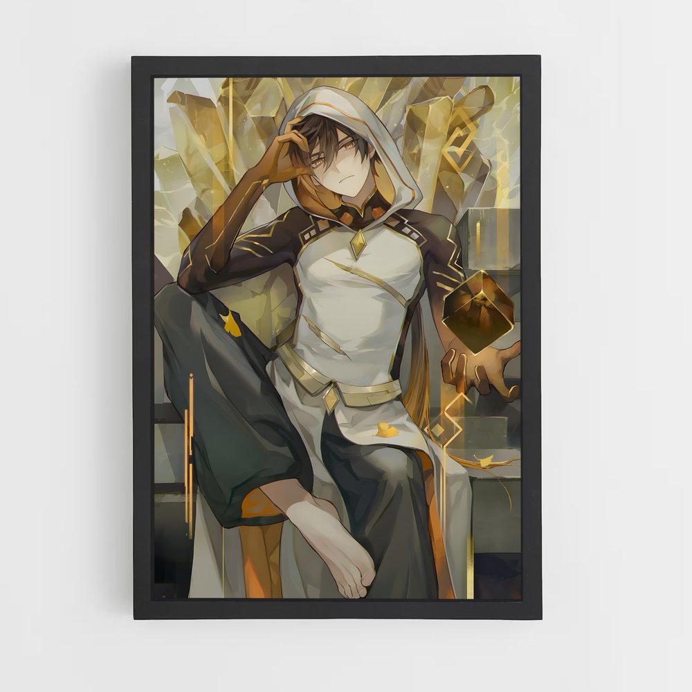 Poster La Gardienne du Trône – affiche Genshin impact (vue 2)