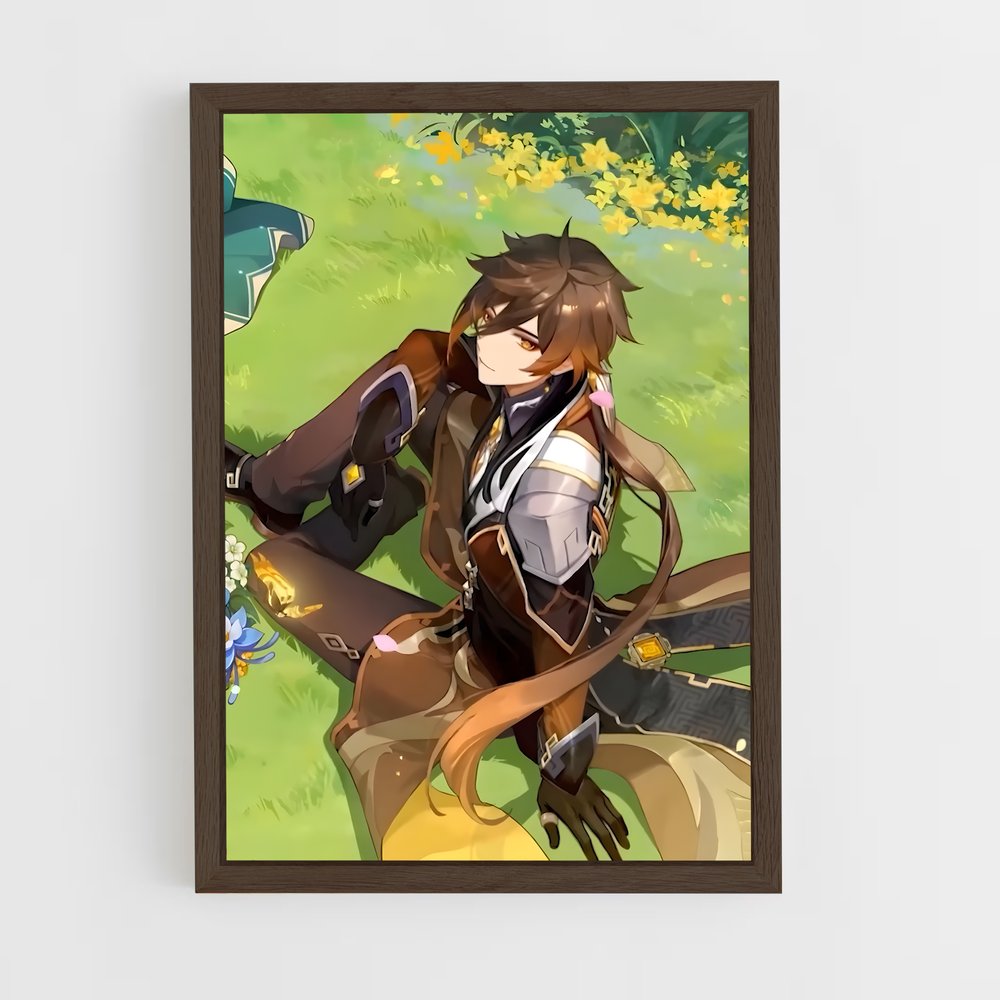 Poster Zhongli Explorez – affiche Genshin impact (vue 5)