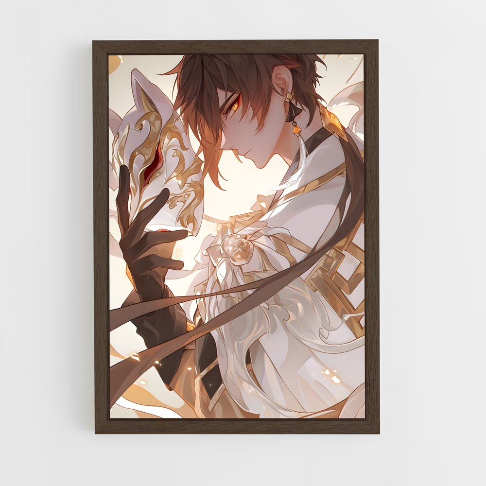 Poster Zhongli Héros – affiche Genshin impact (vue 5)