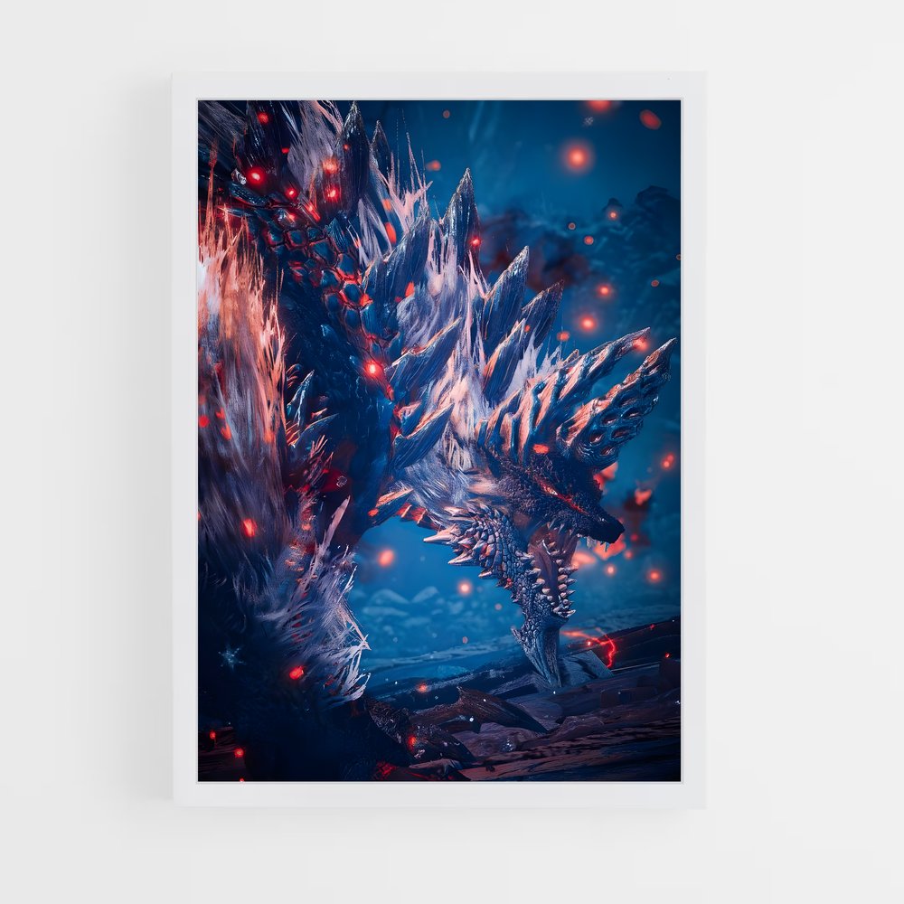 Poster L'Esprit du Zinogre – affiche Monster Hunter (vue 3)