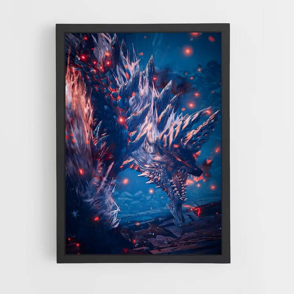 Poster L'Esprit du Zinogre – affiche Monster Hunter (vue 2)