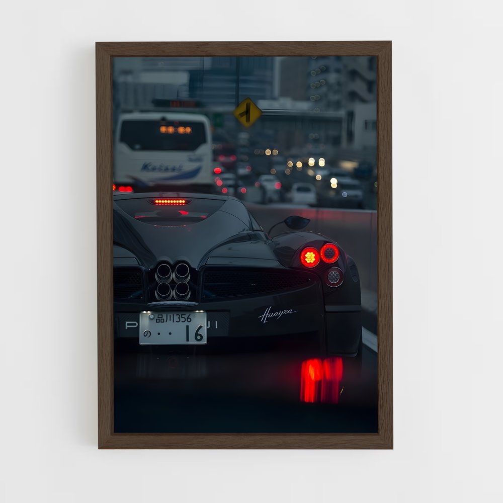 Poster Zonda Éclatant – affiche Pagani (vue 5)