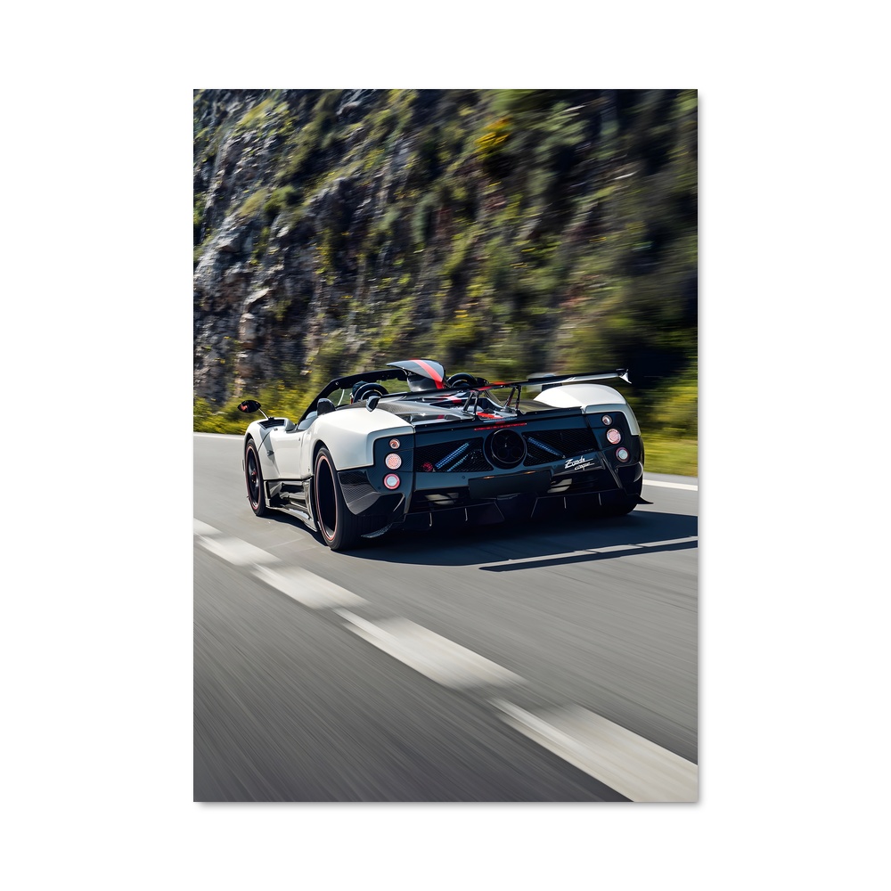 Poster La Route des Titans – affiche Pagani