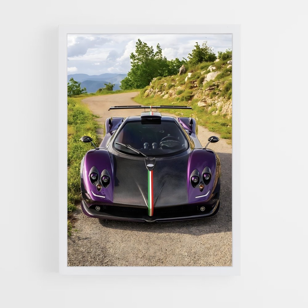 Poster Zonda Éblouissant – affiche Pagani (vue 3)
