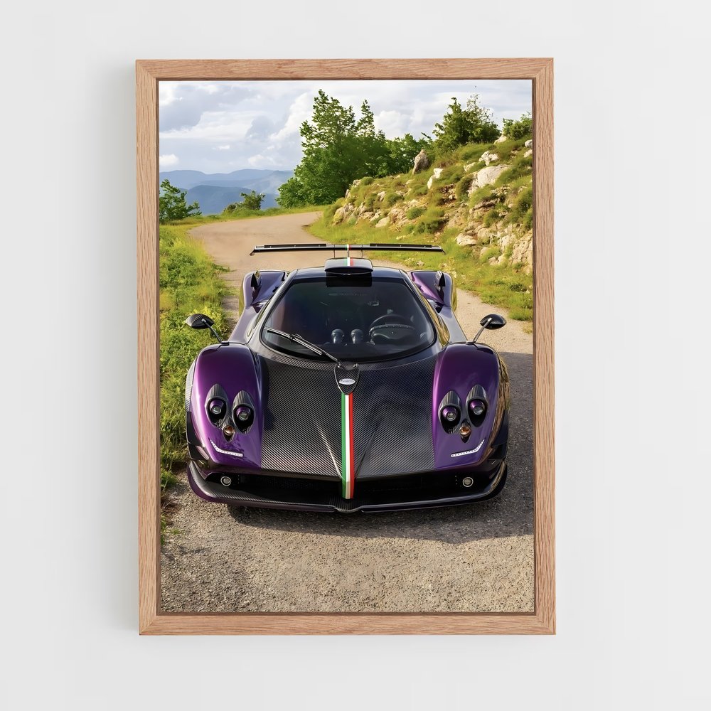 Poster Zonda Éblouissant – affiche Pagani (vue 4)
