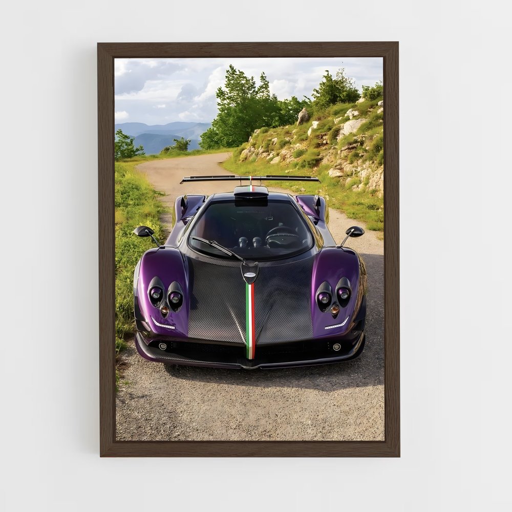 Poster Zonda Éblouissant – affiche Pagani (vue 5)