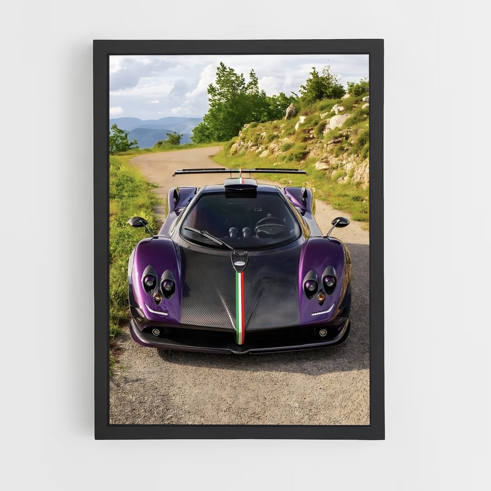 Poster Zonda Éblouissant – affiche Pagani (vue 2)