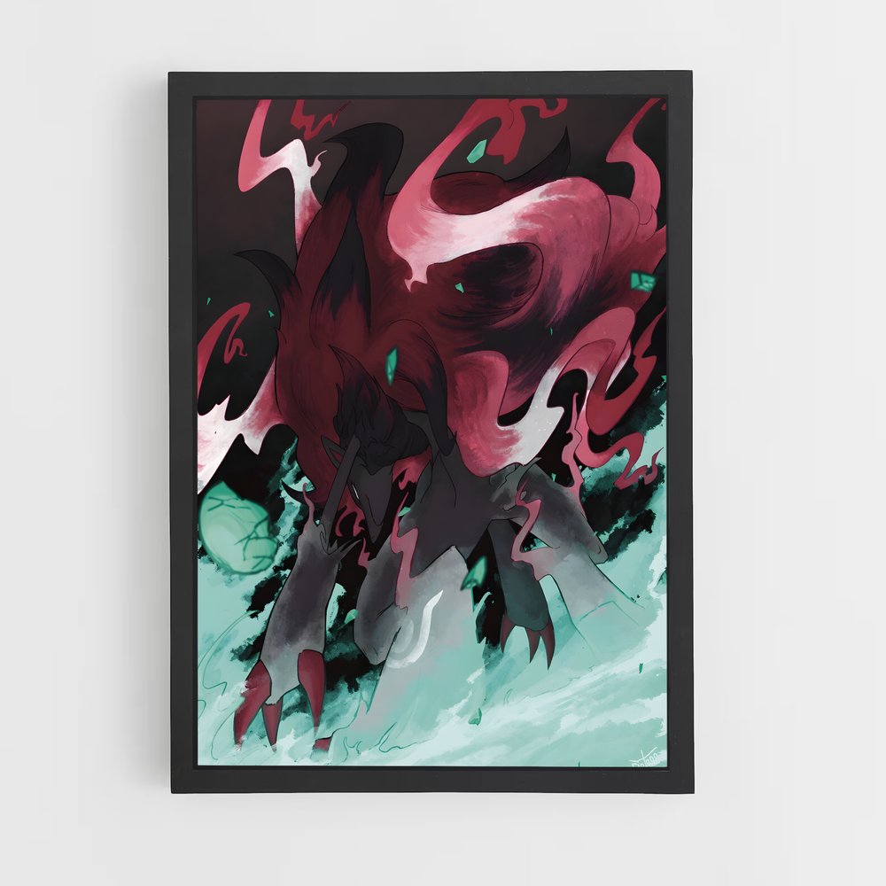 Poster Zoroark fascinante – affiche Pokemon (vue 2)