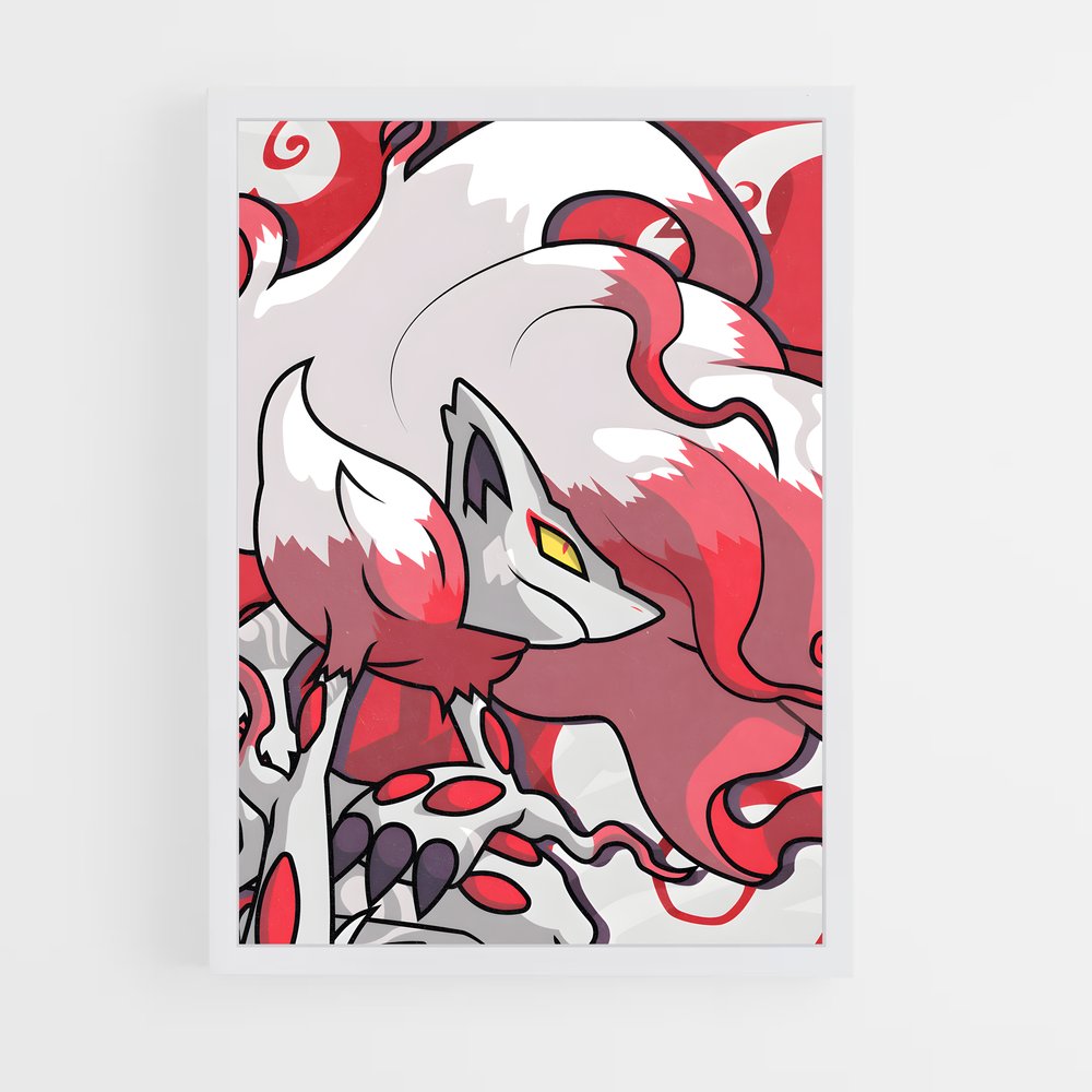 Poster Zoroark en Folie – affiche Pokemon (vue 3)