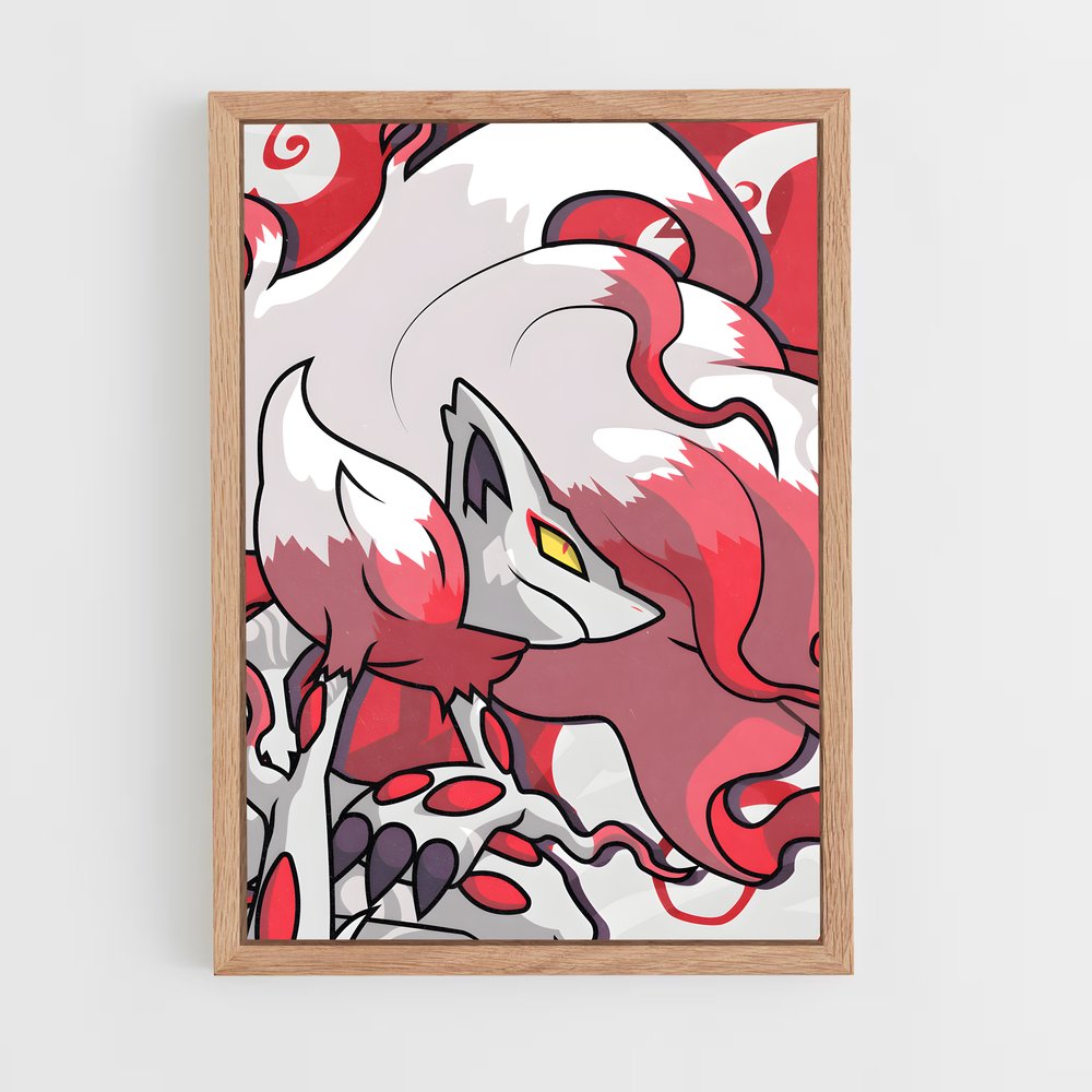 Poster Zoroark en Folie – affiche Pokemon (vue 4)