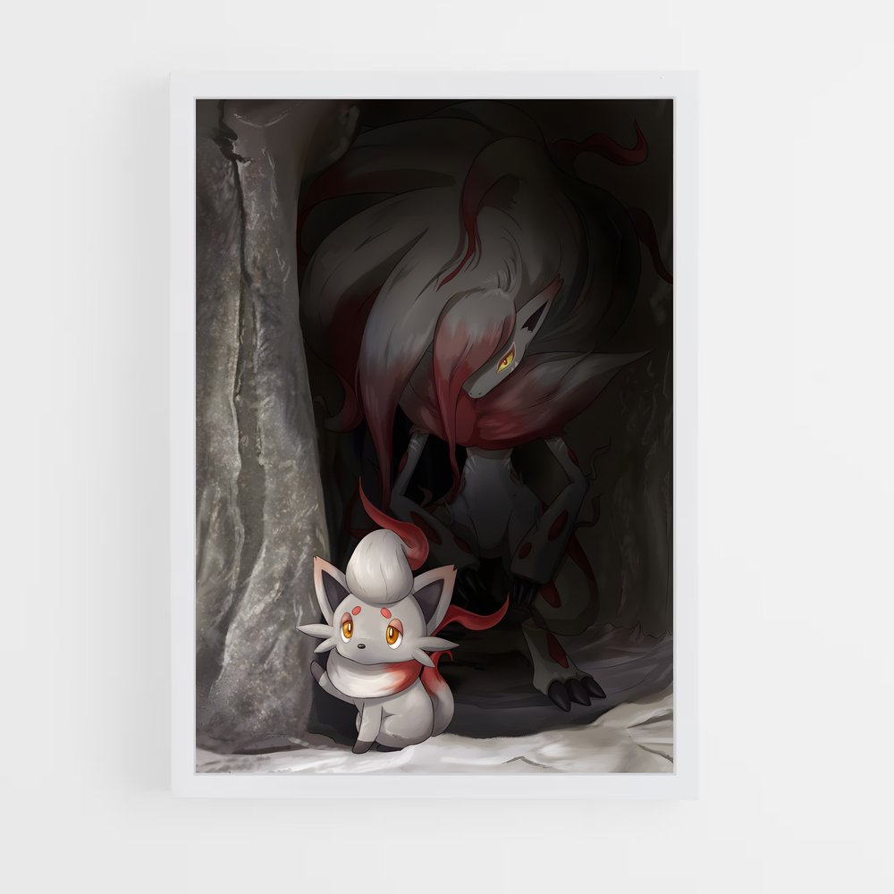 Poster Zoroark : L'Esprit de la Caverne – affiche Pokemon (vue 3)