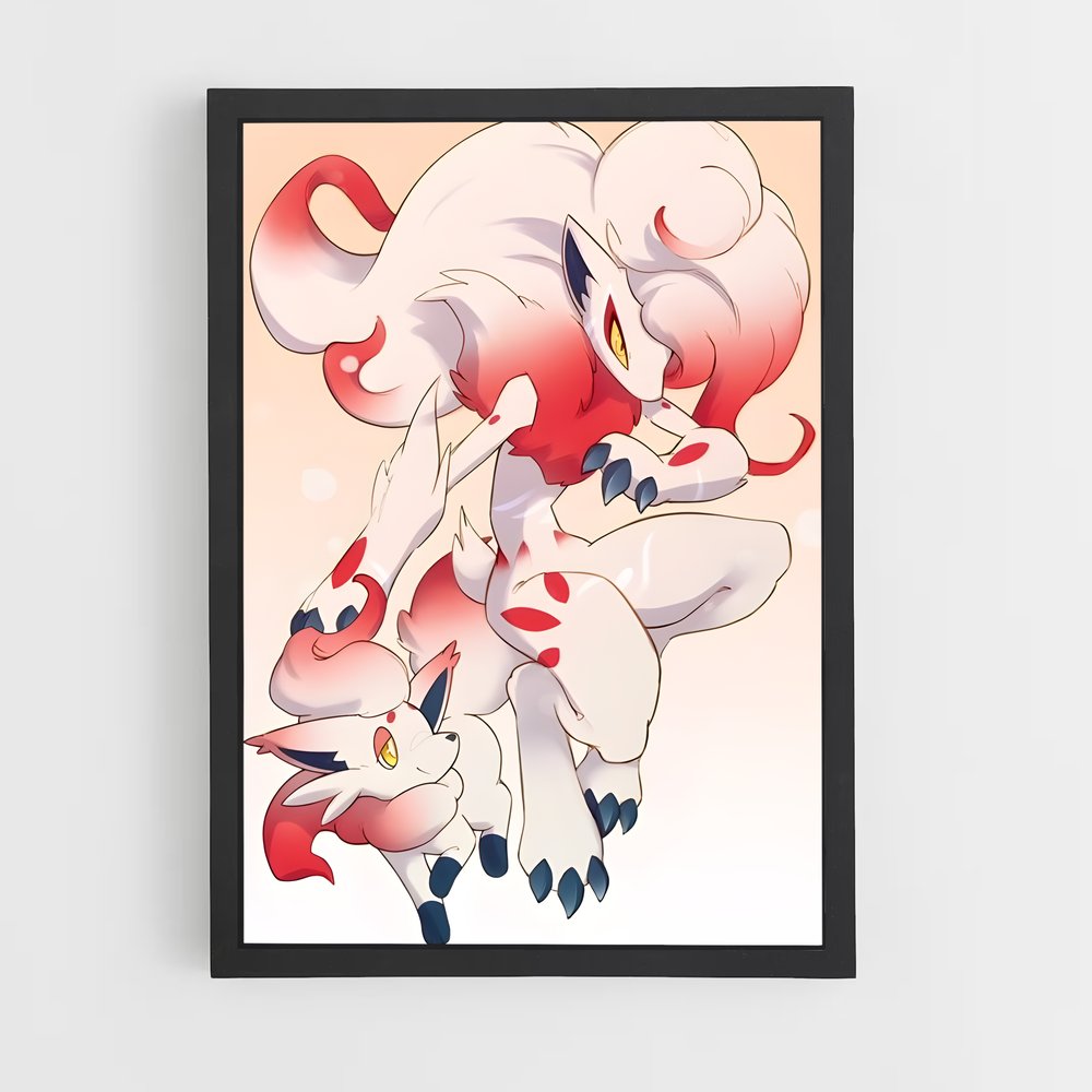 Poster Zoroark: L’Ombre Mystérieuse – affiche Pokemon (vue 2)