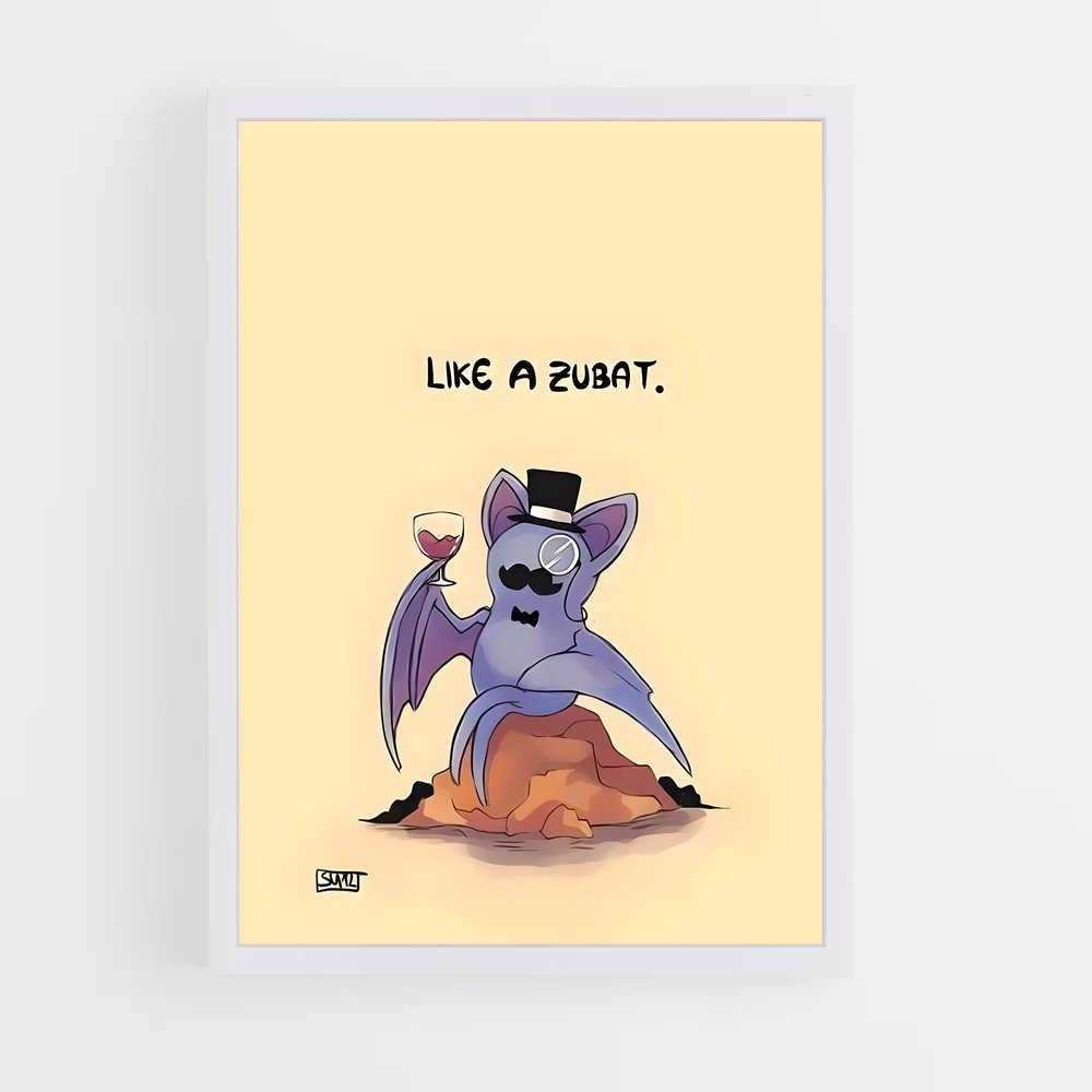 Poster Zubat le Sage – affiche Pokemon (vue 3)