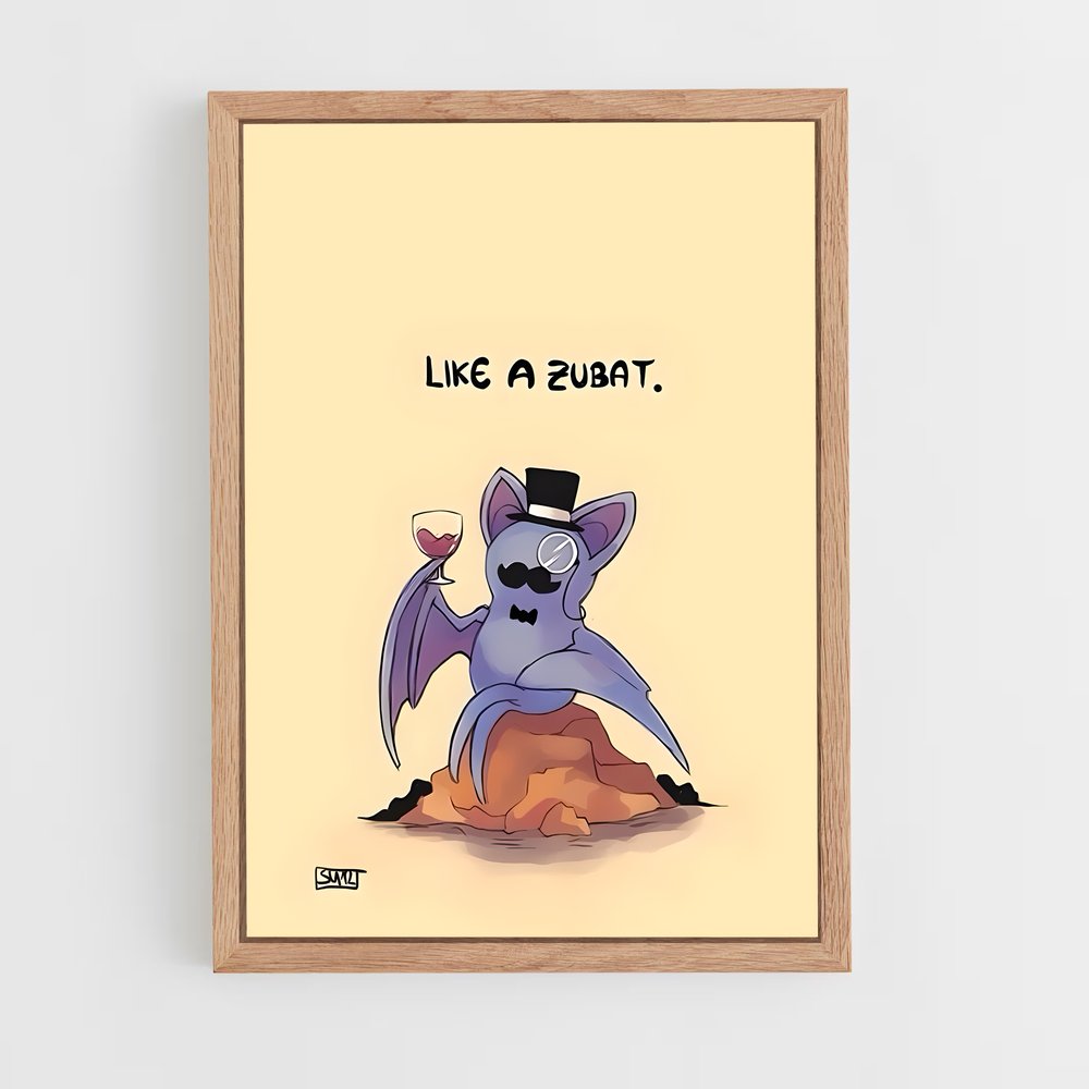 Poster Zubat le Sage – affiche Pokemon (vue 4)