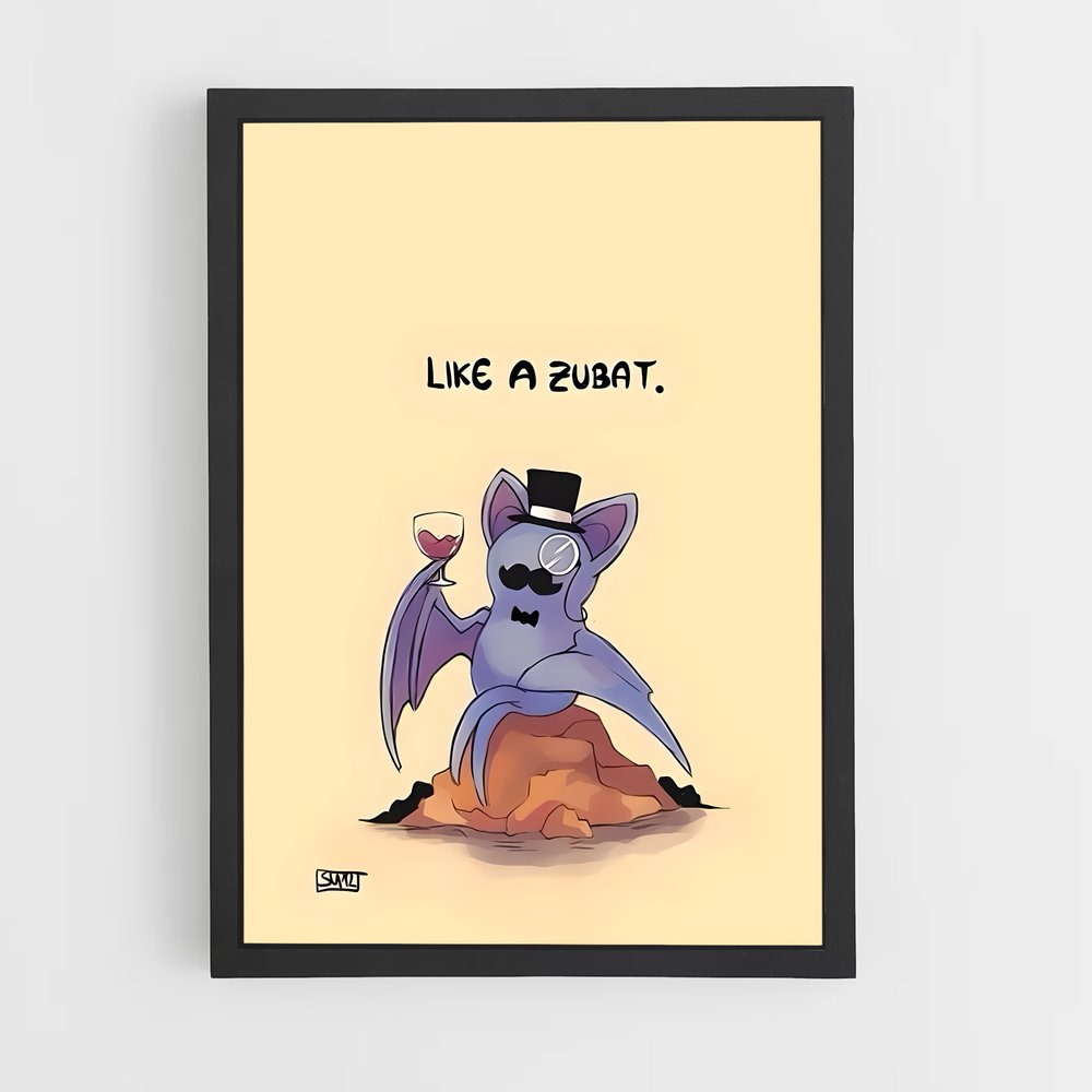 Poster Zubat le Sage – affiche Pokemon (vue 2)
