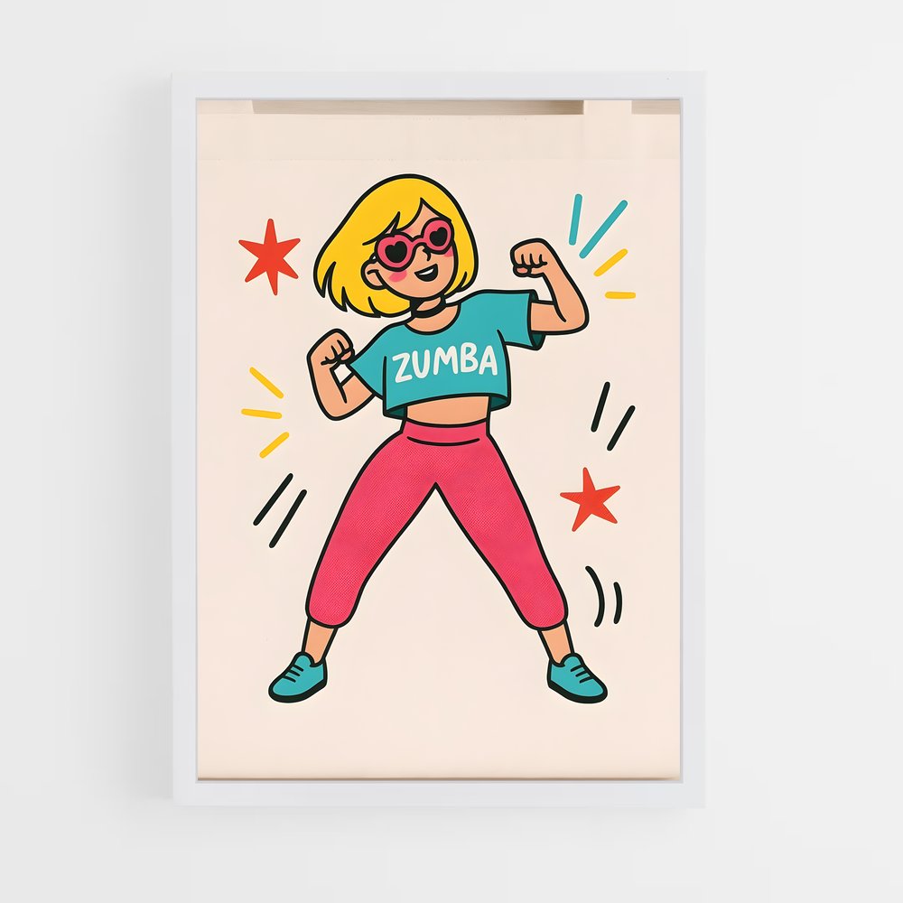 Poster Zumba Tote Bag Chic – affiche Danse (vue 3)