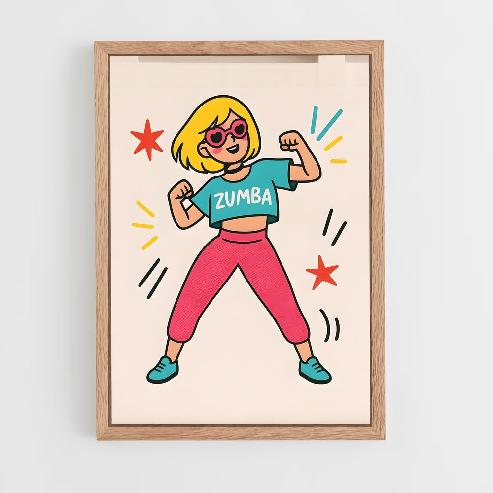 Poster Zumba Tote Bag Chic – affiche Danse (vue 4)