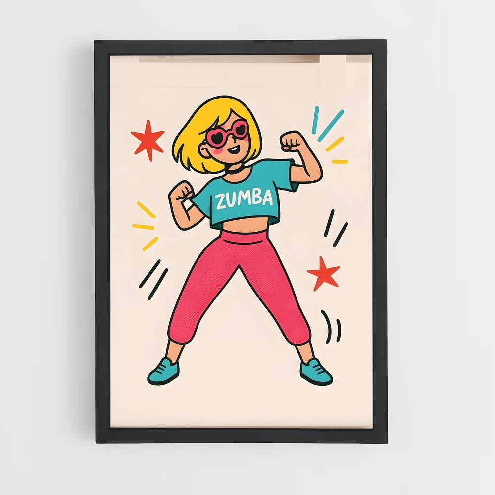 Poster Zumba Tote Bag Chic – affiche Danse (vue 2)