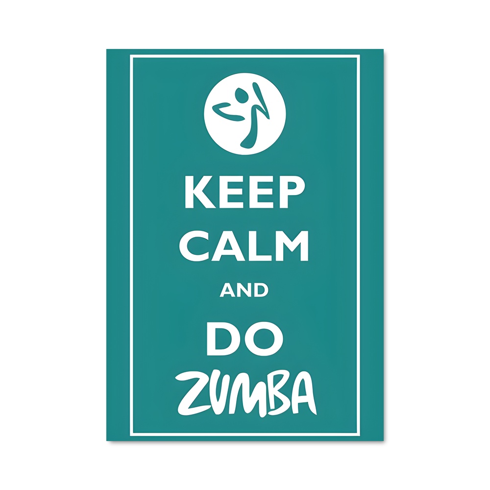 Poster Keep Calm and Zumba