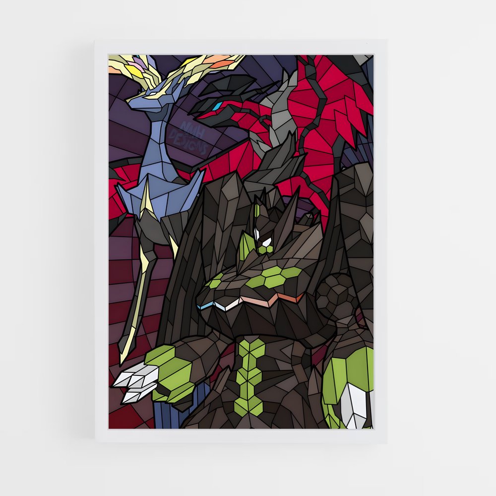 Poster Zygarde : Éveil des Couleurs – affiche Pokemon (vue 3)
