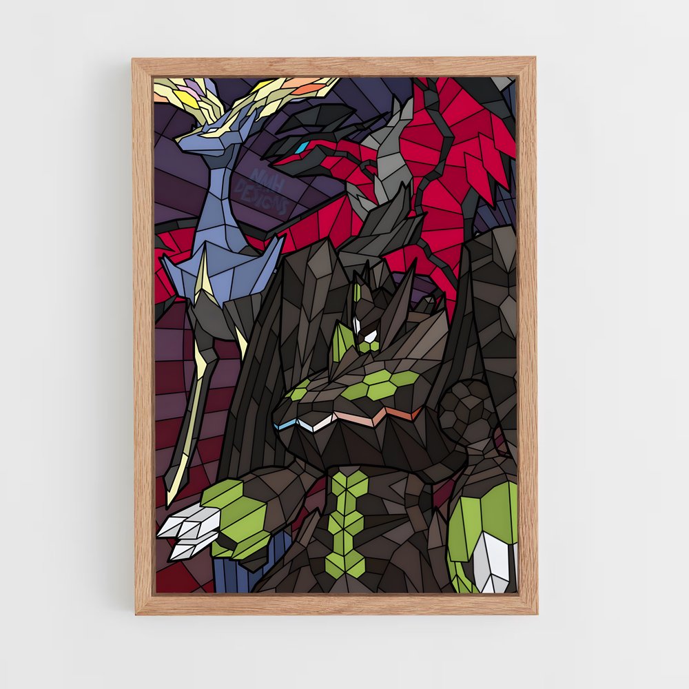 Poster Zygarde : Éveil des Couleurs – affiche Pokemon (vue 4)