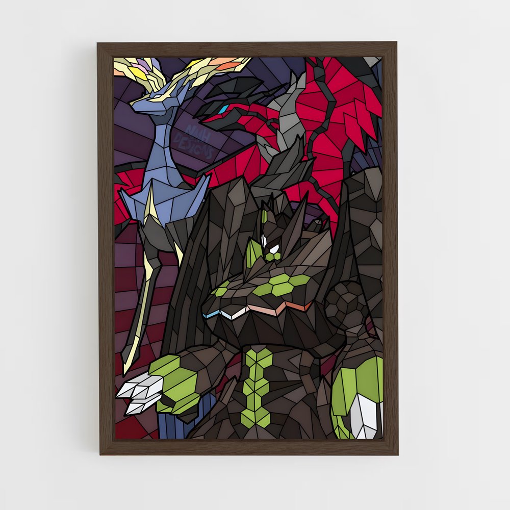 Poster Zygarde : Éveil des Couleurs – affiche Pokemon (vue 5)