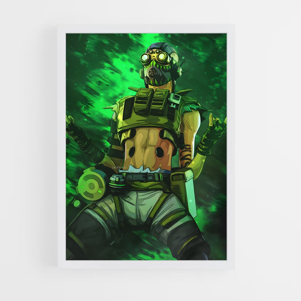 Poster Apex Vert – affiche Apex Legends (vue 3)