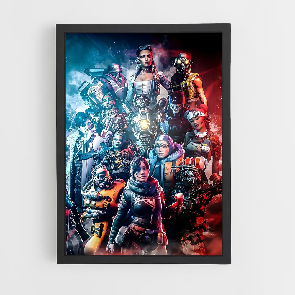 Poster Apex Personnages – affiche Apex Legends (vue 2)