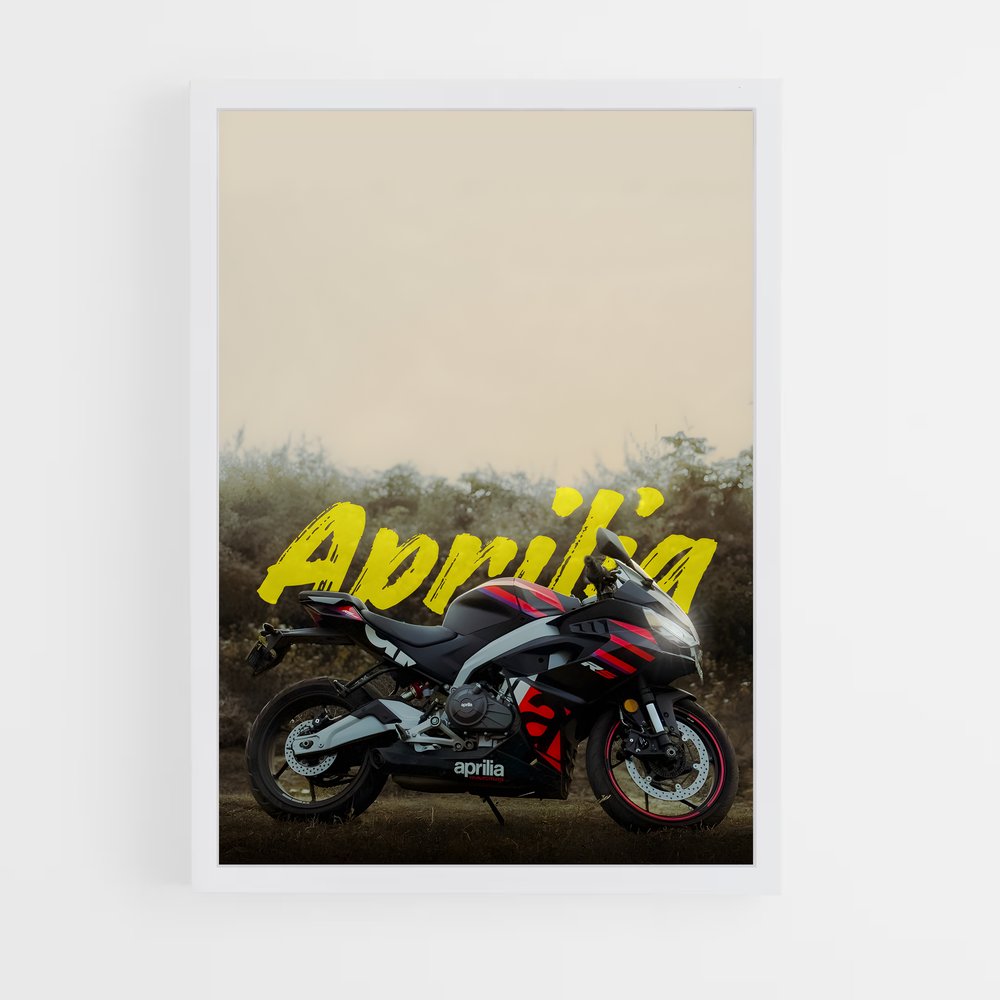 Affiche Moto Aprilia (vue 3)