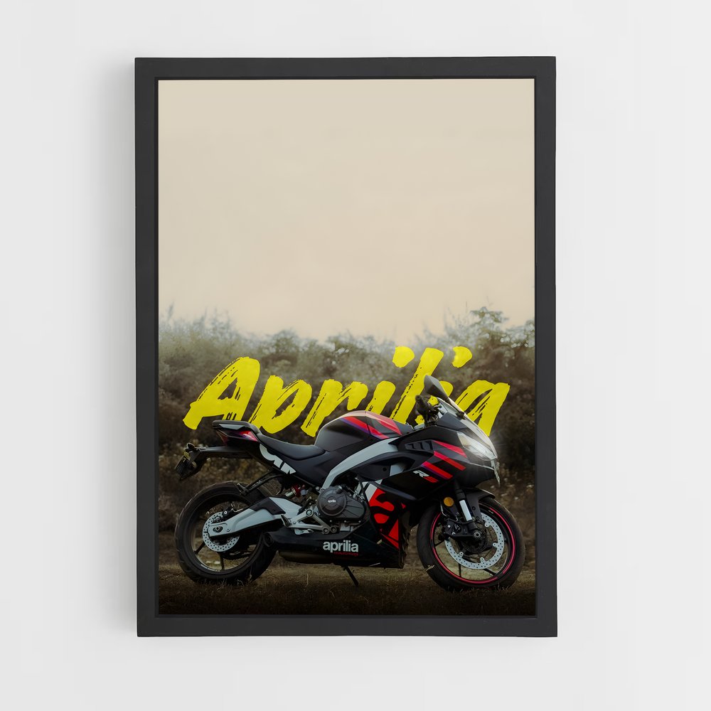 Affiche Moto Aprilia (vue 2)