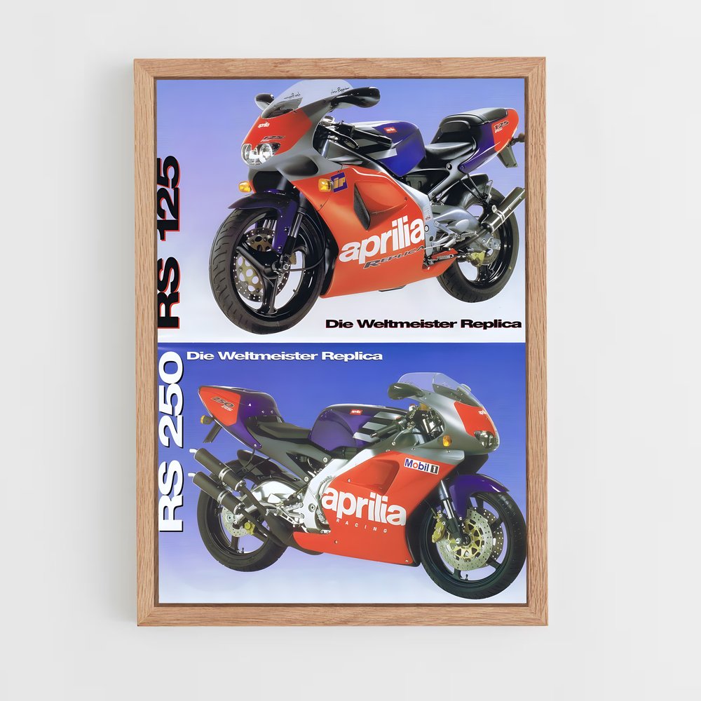 Poster Aprilia RS125 (vue 4)