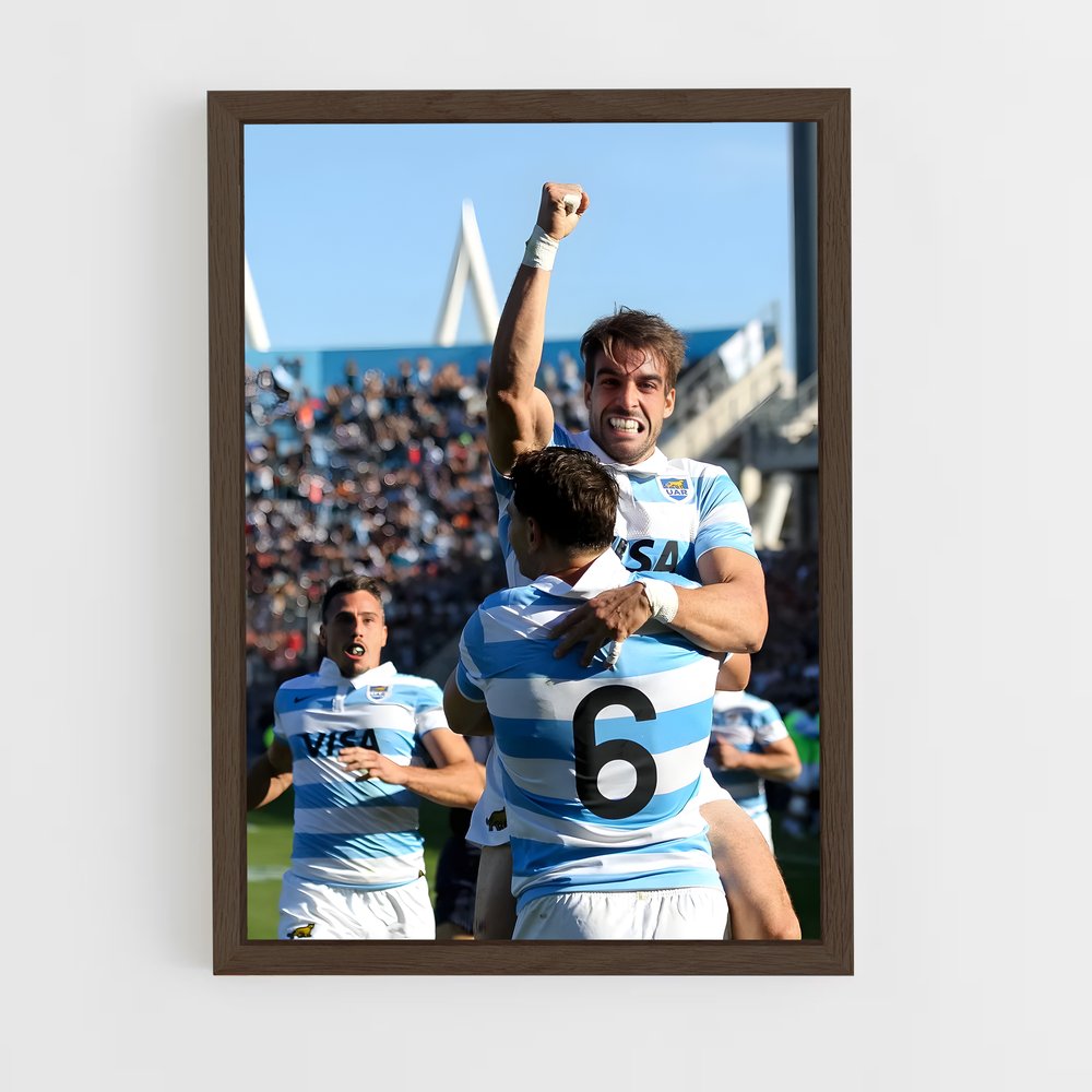 Poster Argentine Victoire – affiche Rugby (vue 5)