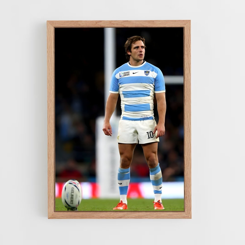 Poster Juan Martin Hernendez – affiche Rugby (vue 4)