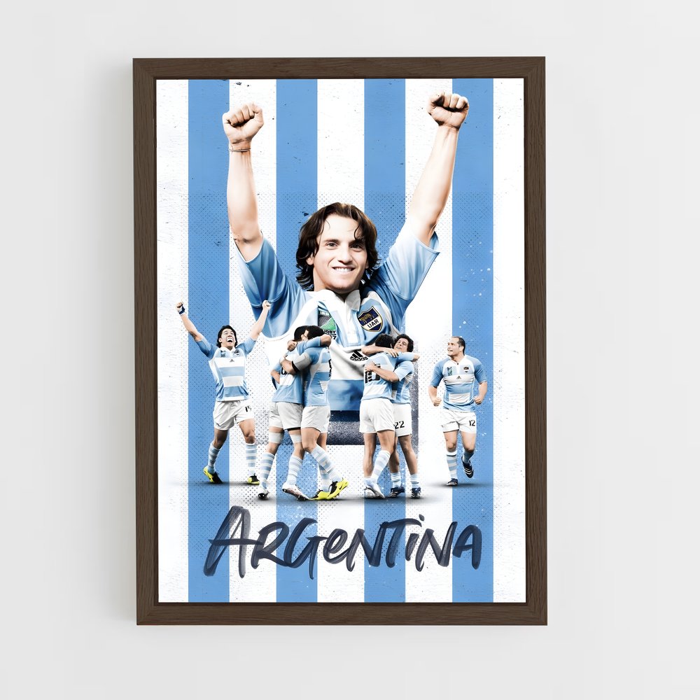 Poster Argentina – affiche Rugby (vue 5)