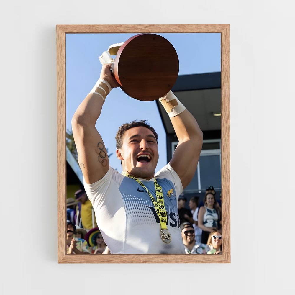 Poster Argentine Trophée – affiche Rugby (vue 4)
