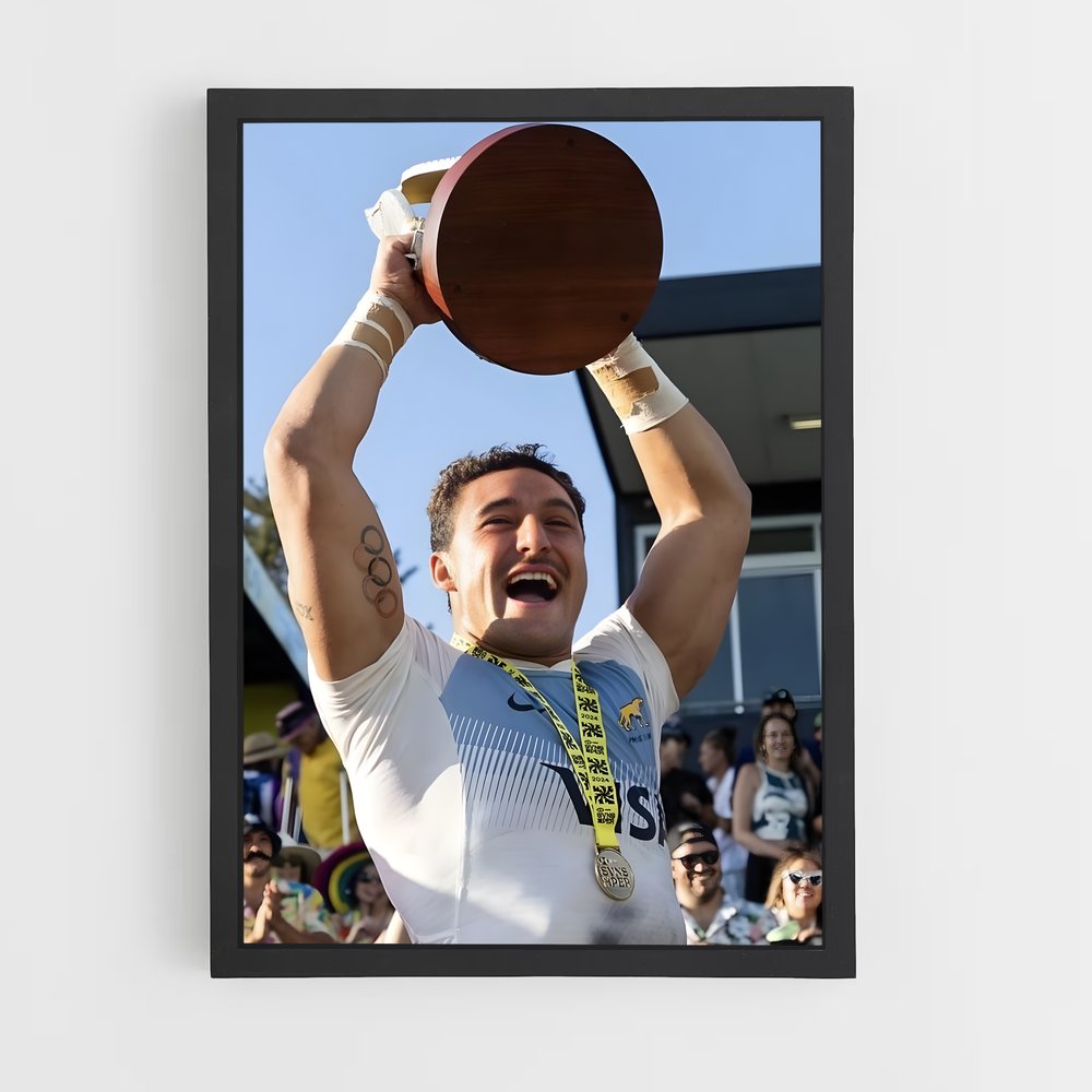 Poster Argentine Trophée – affiche Rugby (vue 2)
