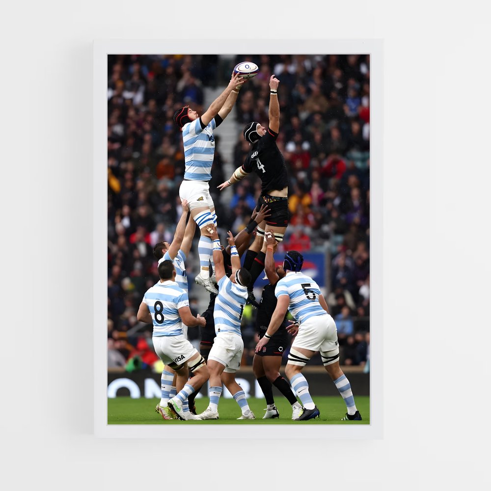 Poster Argentine Touche – affiche Rugby (vue 3)