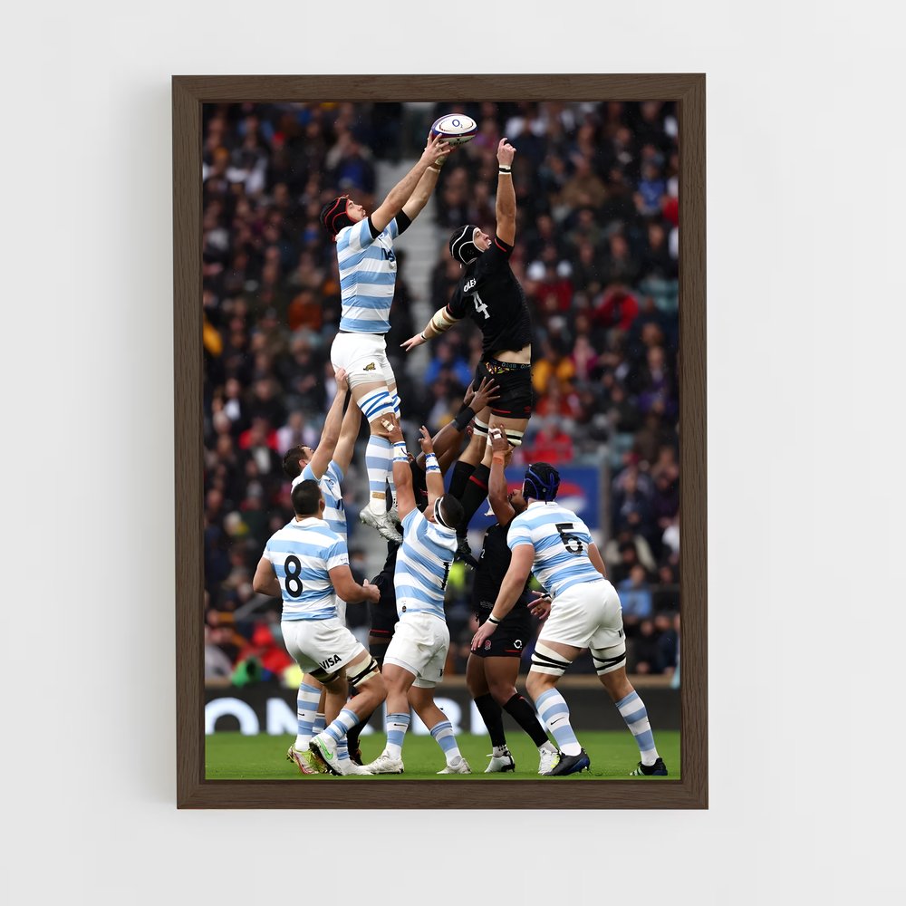 Poster Argentine Touche – affiche Rugby (vue 5)