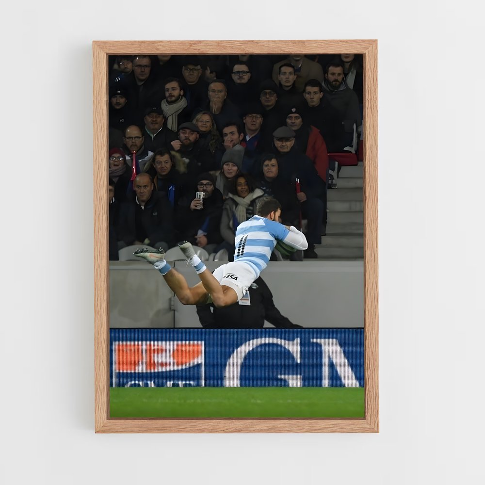 Poster Argentine Essai – affiche Rugby (vue 4)