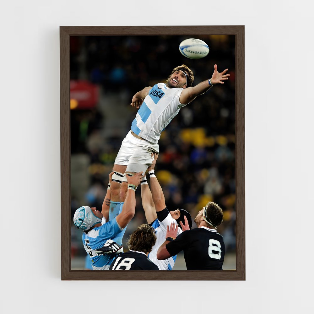 Poster Ballon Argentine – affiche Rugby (vue 5)