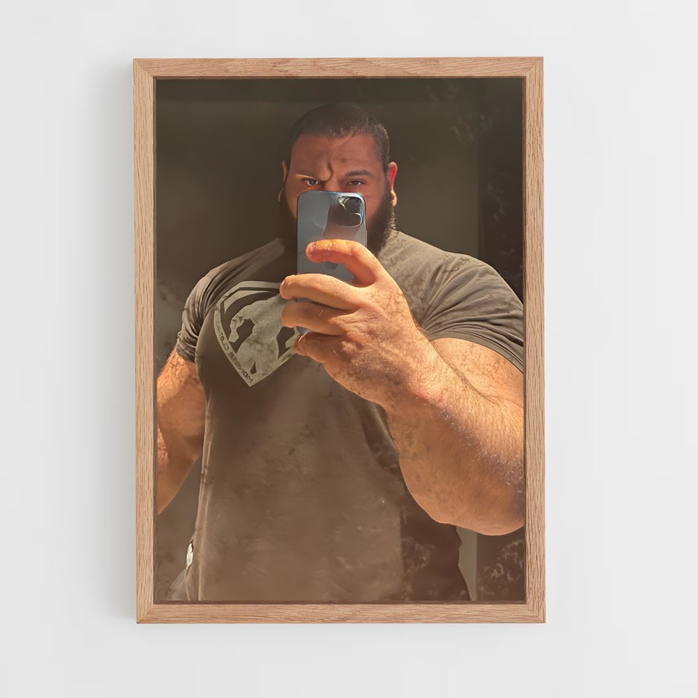 Poster Levan – affiche Bras de fer (vue 4)