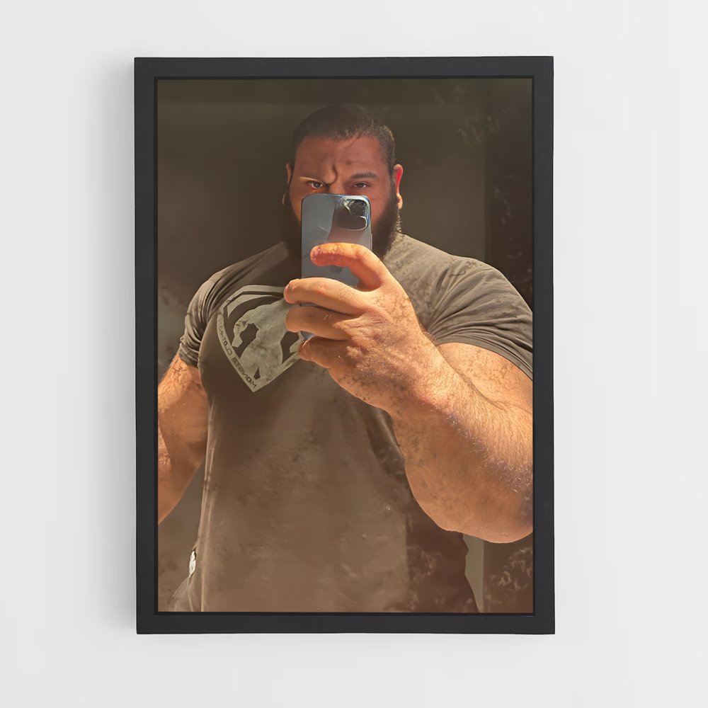 Poster Levan – affiche Bras de fer (vue 2)