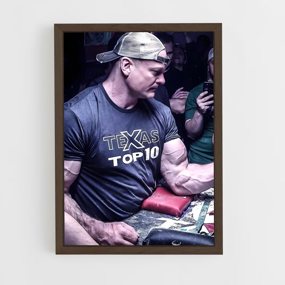 Poster Devon Larratt – affiche Bras de fer (vue 5)