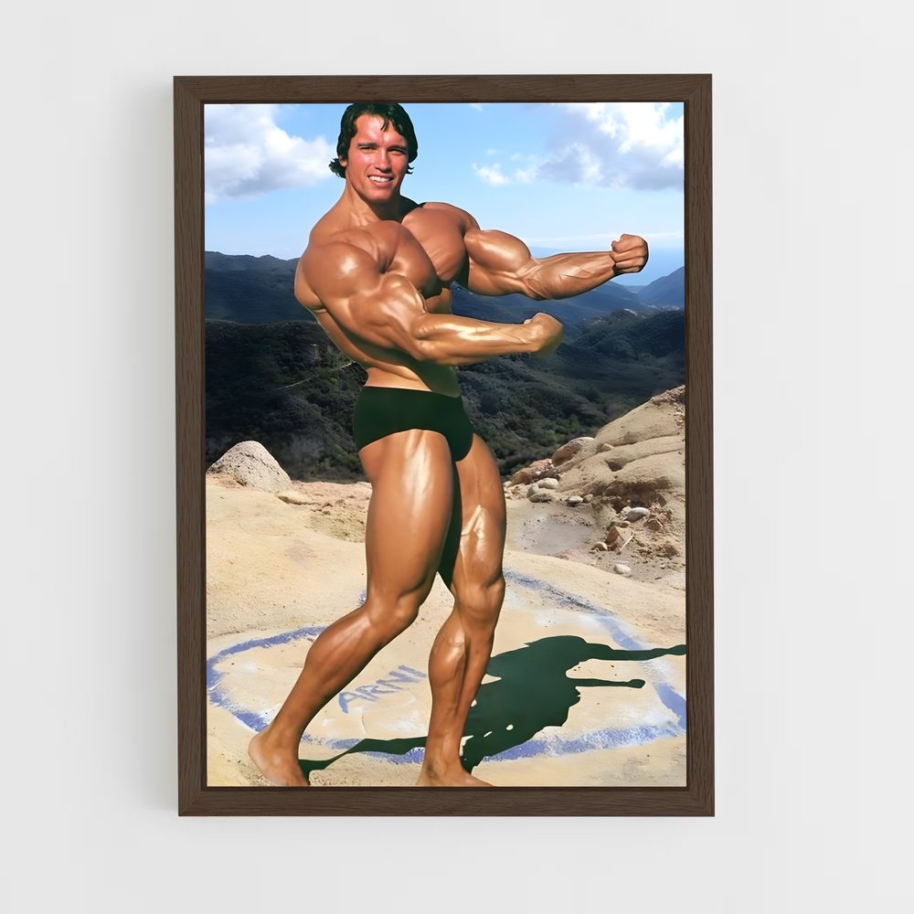 Poster Arnold Schwarzenegger – affiche Musculation (vue 5)