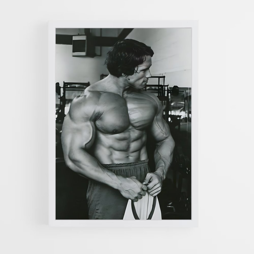 Poster Arnold Schwarzenegger Bodybuilding – affiche Musculation (vue 3)