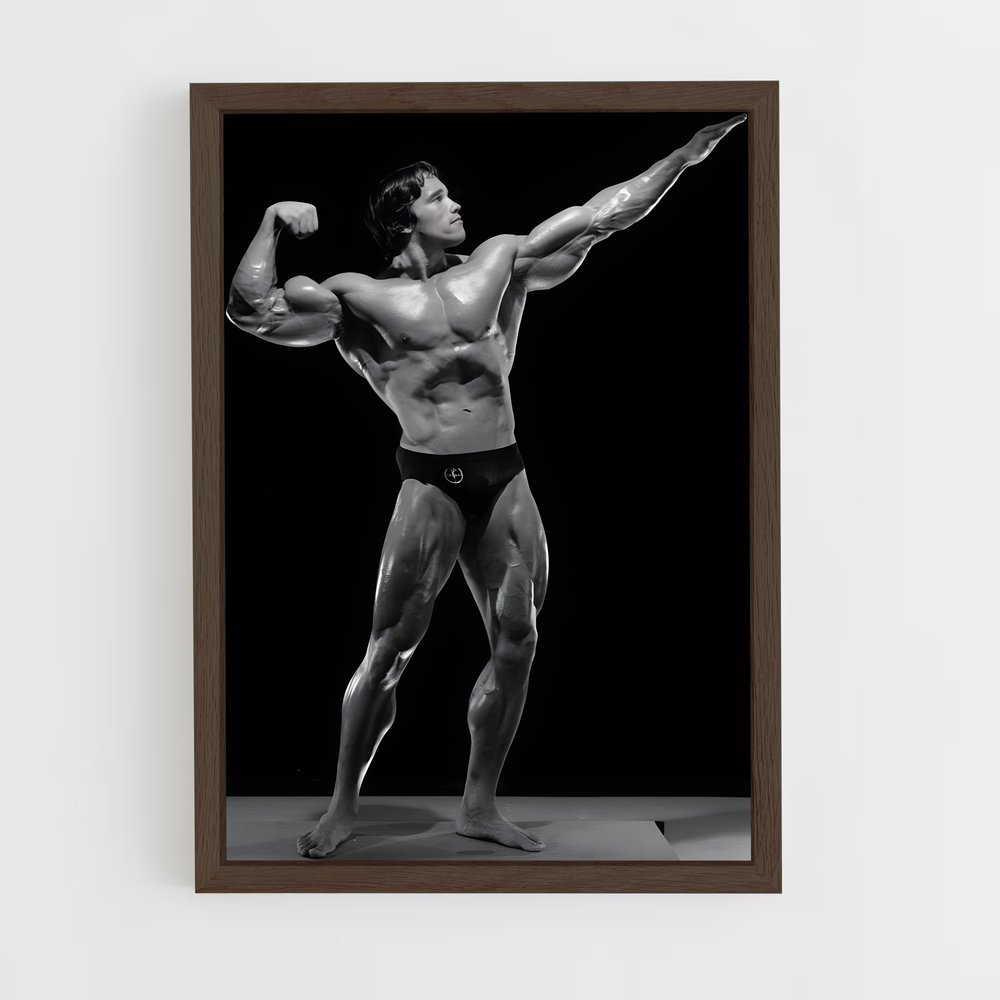 Poster Schwarzy victoire – affiche Musculation (vue 5)